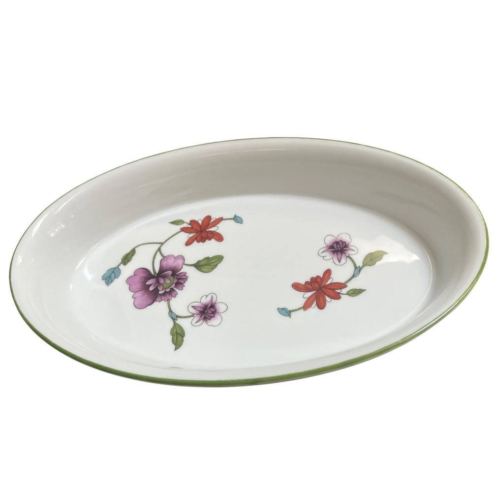 Vintage 1983‎ England Royal Worcester pleated oval Baker Casserole Astley 11"